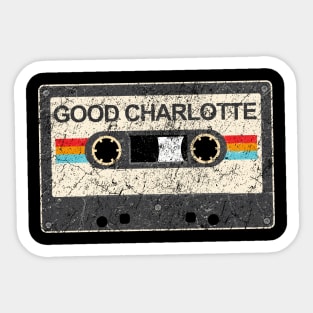 kurniamarga vintage cassette tape Good Charlotte Sticker